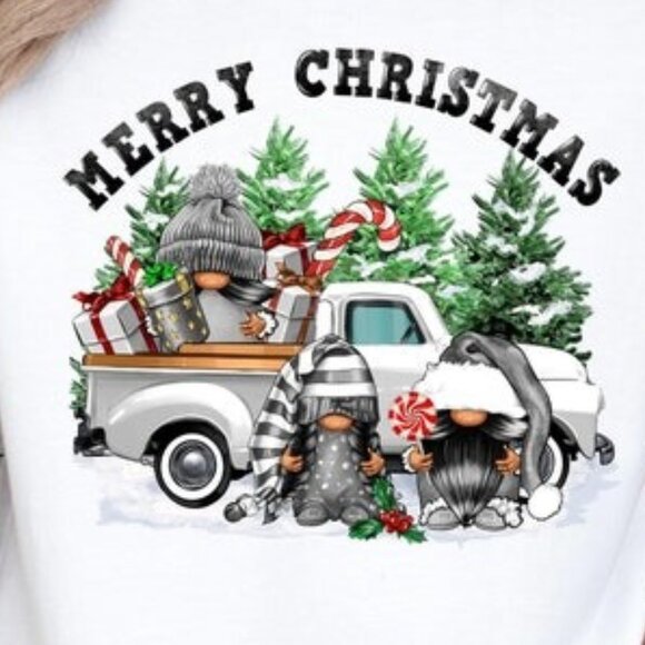 Merry Christmas With My Gnomes Shirt, Merry Christmas T-Shirts - Picture 2 of 4
